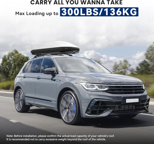 Vista 4 de Barras transversales de techo con cerradura de 300 libras compatibles con Subaru Crosstrek 2018-2023 e Impreza 2017-2023, barra transversal