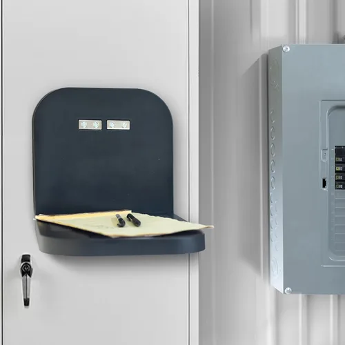 Vista 4 de VIVO Estación de trabajo portátil magnética para laptop, estante para notebook/tablet, plataforma de utilidad, escritorio compacto manos libres, se