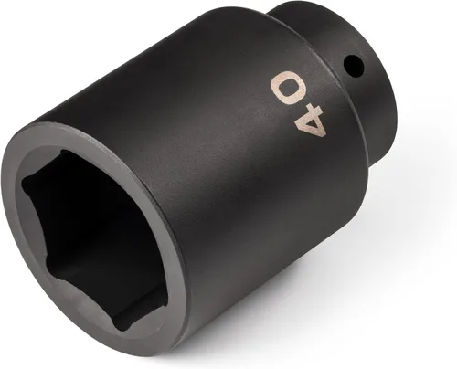 Vista 124 de TEKTON SID23112 Dado de impacto profundo de 6 puntos de 15/32 pulgada (12 mm) impulsor de 1/2 pulgada