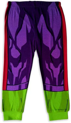 Vista 5 de Marvel Disfraz de Hulk PJ PALS para niños Multicolor
