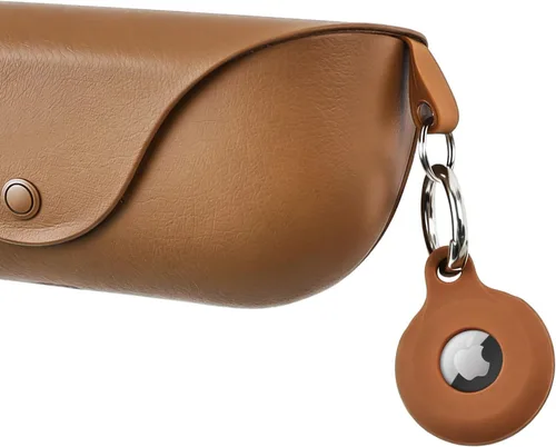 Vista 7 de Compatible con AirTag para Ray-Ban Meta Wayfarer/Skyler/Headliner, funda de carga de gafas, soporte adhesivo Air Tag para accesorios de lentes Negro
