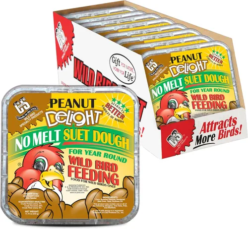 C&S Peanut Delight Masa de Sebo Sin Derretir 11.75 Onzas, Paquete de 8