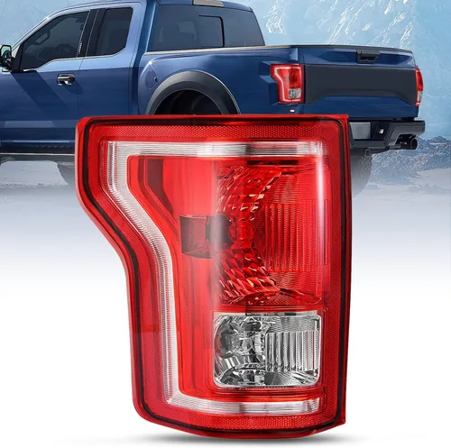 Nilight Conjunto de luz trasera compatible con Ford F150 F-150 2015 2016 2017 de repuesto de lámpara trasera estilo OE con bombillas y arnés lado