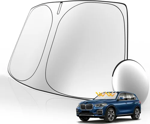 Vista 29 de Parasol para parabrisas, accesorios para parabrisas delantero, protector solar personalizado, diseño de doble capa