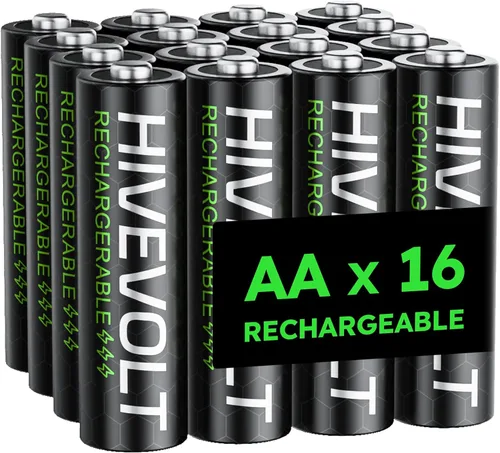 Vista 9 de Baterías AA recargables, 2800mAh de alta capacidad doble A batería NiMH baja autodescarga, 8