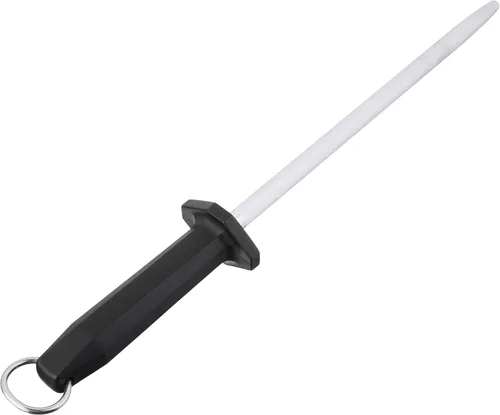 Vista 27 de Mercer Culinary -M15910 Acero de afilado de diamante, 10 pulgadas, negro