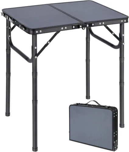 Vista 18 de RedSwing Mesa de campamento portátil de 2 pies, mesa plegable de aluminio de altura ajustable con asa de transporte, mesa ligera para picnic al aire