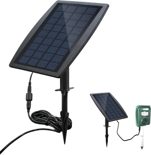 Repelente solar de animales. Repelente ultrasónico de animales al aire libre, repelente de ciervos, repelente de mapaches, repelente de zorrillas,