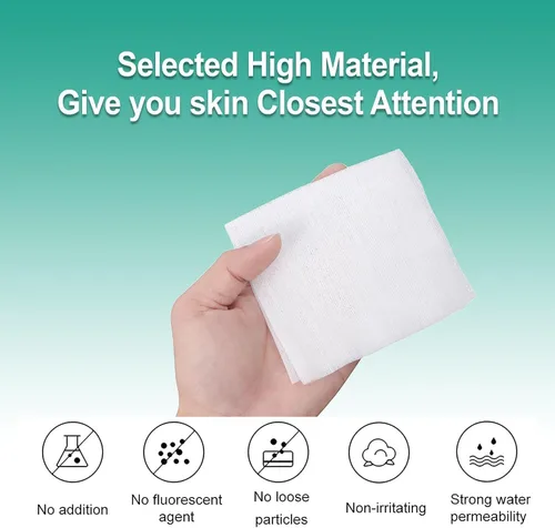 Vista 2 de 2000 almohadillas de gasa Capra de algodón de alta calidad, 4 capas, 2 x 2, esponjas de gasa absorbentes no tejidas/no estériles, ideales