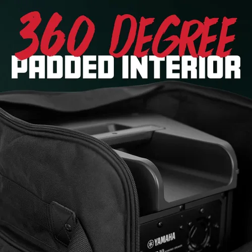 Vista 2 de Gator Cases - Bolsa de mano para altavoces compactos de 8 pulgadas, compatible con QSC K8, Yamaha DXR8 y más (GPA-TOTE8)