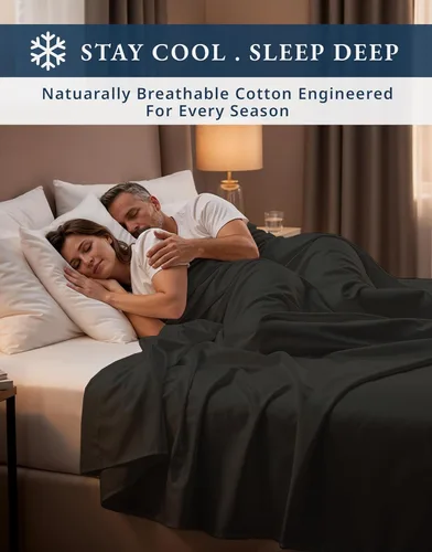 Vista 114 de LANE LINEN - Sábanas individual 100% algodón egipcio suave, cómodo y grueso de calidad de hotel, costuras reforzadas totalmente elásticas, sin