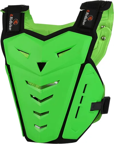 Vista 15 de Chaleco de Armadura Corporal para Motocicleta Equipo de Dirt Bike, Protector de Pecho Equipo de Motocross Protector de Pecho y Espalda