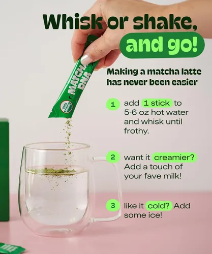 Vista 23 de Drink Matcha Té Matcha verde en polvo, orgánica USDA, 100% puro té matcha verde en polvo, nada añadido., Verde Matcha