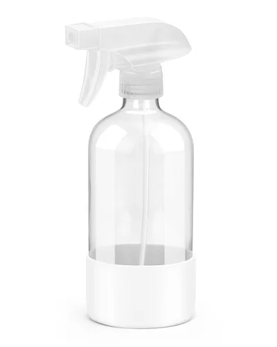 Vista 14 de Rionisor - Botellas de cristal con rociador con protección de manga de silicona, contenedores recargables vacíos de 16 oz, Negro, 1 paquete