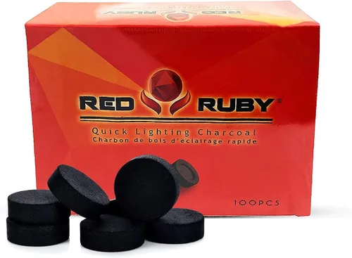 Carbón ligero instantáneo, discos de carbón de incienso, tabletas de carbón, discos de carbón, 100 carbones, briquetas de luz rápida de 1.299 in,