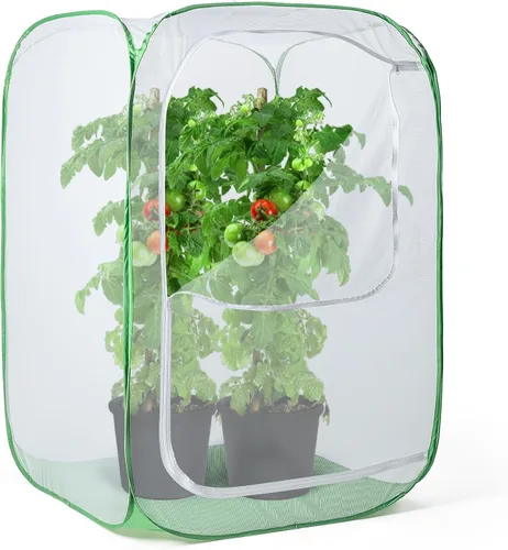 23.6" Cubierta de Malla para Plantas al Aire Libre, Cobertura de Plantas para Protección contra Plagas, Aves y Protección contra Insectos para