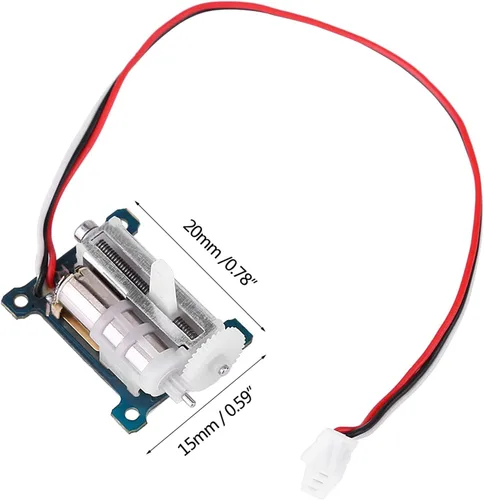 Vista 2 de Micro Digital Linear Servo Actuador 0.05 oz Servo Micro Digital Analógico Servo para Ultra-Micro 3D Vuelo Aeronave