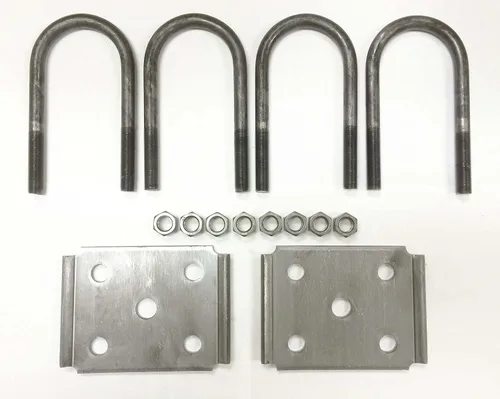 Vista 8 de LIBRA Kits de pernos en U de remolque de 2000 libras para eje de remolque redondo de 1-3/4 pulgadas