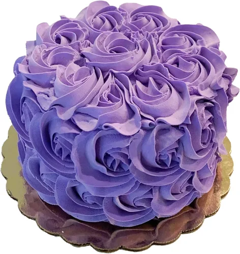 Vista 13 de Pastel falso de roseta azul hecho a mano por Dezicakes - Pastel falso - Pastel artificial