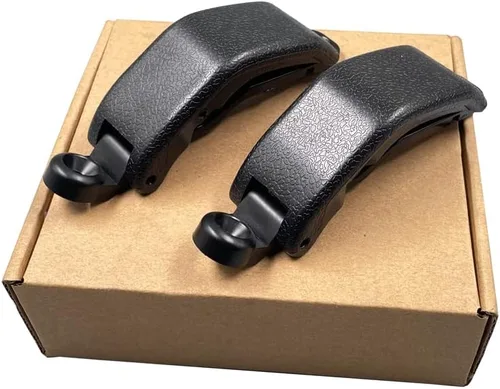 2 piezas de cierre de ventana de cristal del cuarto trasero negro compatible con Toyota Pickup Hilux 1989-1997 Tacoma 1989-1999