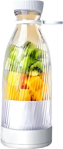 Licuadora portátil de 16.9 fl oz para zumos y licuados, recargable de 16.9 onzas líquidas, diseño compacto fácil de limpiar, ideal para el hogar y