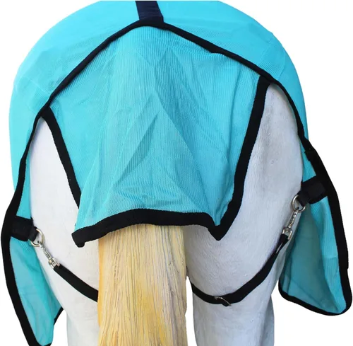 Vista 5 de CHALLENGER 84" Caballo Malla Verano FlySheet Spring Airflow Turquesa 7301