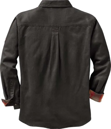 Vista 5 de Legendary Whitetails Chaqueta de camisa de franela con forro para hombre, de algodón encerado resistente al agua
