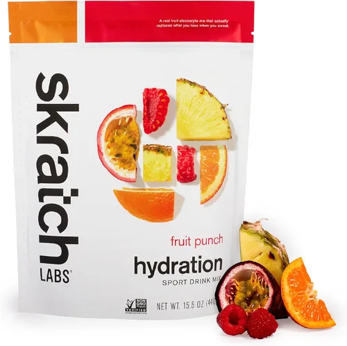 Vista 17 de Skratch Labs Polvo de Hidratación Mezcla de Bebida Deportiva Polvo de Electrolitos para Ejercicio, Resistencia y Rendimiento Sidra de Manzana