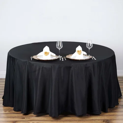 Vista 34 de Efavormart - Mantel redondo de poliéster para banquetes de boda, 90 pulgadas, color marfil