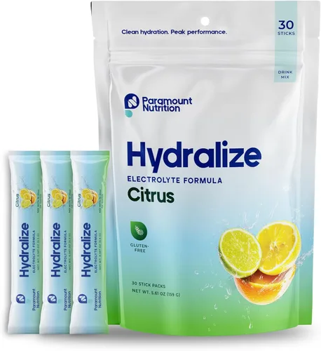 Vista 7 de Hydralize - Paquetes de electrolitos en polvo, 600 mg de sodio, 325 mg de potasio, glicinato de magnesio, cero azúcar, sin edulcorantes