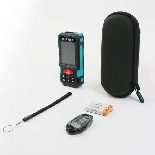 Vista 10 de Laser Measure, MiLESEEY Laser Distance Meter, Rechargeable Multifunctional Laser Measurement Tool with Pointfinder Camera,P2P Technology, Perfect