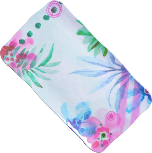 Vista 5 de Spice by Tia Mowry Cinnamon Twist - Bandejas decoradas de melamina de 2 piezas