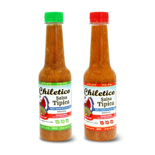 Vista 4 de Chiletico - Salsa tradicional de Costa Rica, picante, 10.5 fl oz, paquete de 1