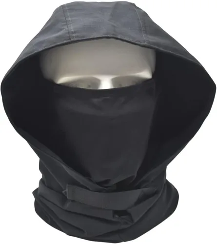 Vista 2 de Máscara Airsoft pasamontañas máscara táctica máscara de paintball máscara de doble modo capucha máscara facial