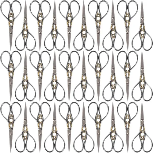 Vista 70 de JubileeYarn - Tijeras de bordado con motivo de sol, color negro, 1 par