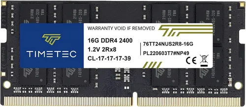 Vista 15 de Timetec Premium 8GB DDR4 2400MHz (DDR4-2400) PC4-19200 (PC4-2400T) sin ECC sin búfer 1.2V CL17 1Rx8 de rango único 260 pines SODIMM, módulo