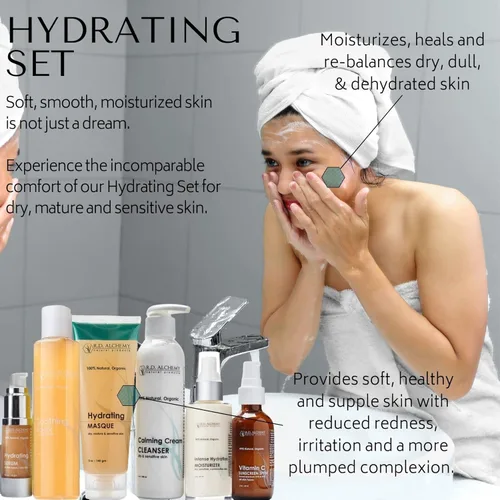 Vista 2 de RD Alchemy - Set de cuidado facial hidratante para piel seca y severa