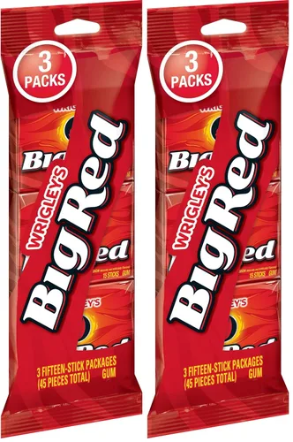 Vista 8 de Wrigley's Big Red Cinnamon Gum, paquete de 5 chicles (40 paquetes)