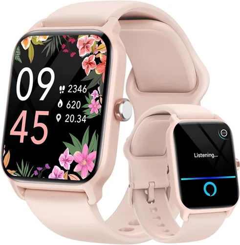 Vista 10 de Fitpolo Relojes inteligentes para hombre, Android y iPhone, Alexa incorporada [pantalla HD de 1.8 pulgadas] IP68 impermeable reloj de fitness