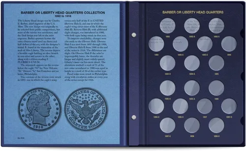 Vista 6 de Whitman US Liberty Head (Peluquero) Álbum del cuarto 1892 - 1916 #9120