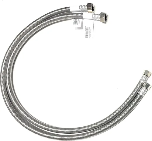 Vista 10 de Línea de conector de suministro de agua para grifo, línea de suministro de grifo, rosca de compresión hembra de 3/8 x rosca de tubo de hierro hembra