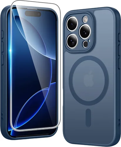 Vista 76 de FNTCASE para iPhone Air Case Clear: Fundas magnéticas para teléfono con protector de pantalla a prueba de caídas, compatibles con Magsafe, delgadas