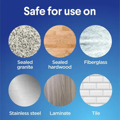 Vista 6 de Clorox Kit de inicio de sistema de limpieza multiusos, esenciales para el hogar, 1 botella y 1 repuesto, limón crujiente, 1.13 onzas líquidas