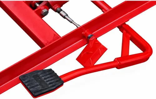 Vista 6 de 1000 LBS Hidráulica Bicicleta Motocicleta Elevador Mesa Jack Stand Tienda Bike Levantamiento Stand