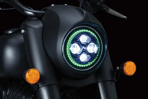 Vista 6 de Kuryakyn Adaptador de faros delanteros Orbit para Indian