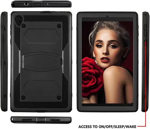 Vista 3 de Mignova - Funda para Alcatel Joy Tab 2 8 pulgadas 2020, modelo 9032Z, viene con protector de pantalla de vidrio templado HD para TCL Tab
