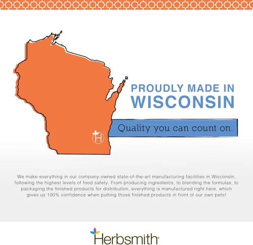 Vista 7 de Herbsmith Dolores de confort – Alivio del dolor a base de hierbas para perros + gatos – para dolores de mascotas + dolores – Suplemento