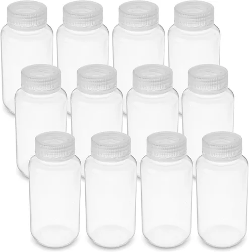 Vista 8 de United Scientific Unistore - Contenedores de muestra con tapas - Botella de reactivo de boca ancha de polipropileno de grado de laboratorio