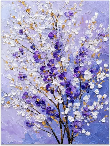 Vista 52 de VOCBAN Tree Minimalist Abstract Botanical Prints Scenery Canvas Wall Art Print Paintings Modern Landscape Pictures Wall Decor Canvas Painting blue