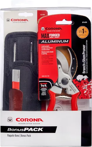 Vista 9 de Corona Podadora de derivación de herramientas - Tijeras de jardín de poda manual de acero forjado de 1 ″ con asas de aluminio ligeras